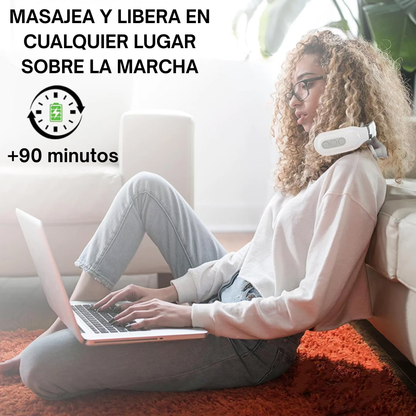 Masajeador cervical con calor y vibración